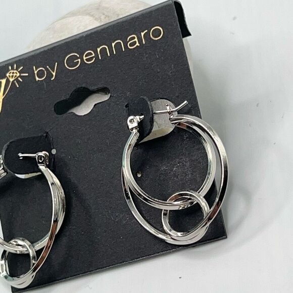 ilver Statement Jewelry G by Gennaro Earrings - Picture 5 of 6